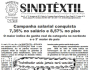 Sindtêxtil Ipojuca-PE: campanha salarialconquista 7,35%no salário e 8,75% no Piso
