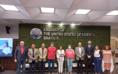 CNTRV participa de reunião na embaixada norte-americana